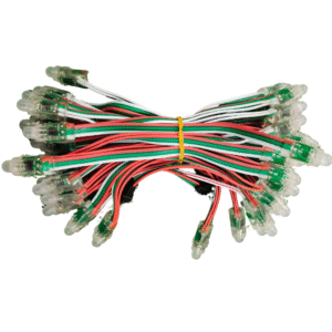 WS-2811 Pixel LED – 15CM (5 Inch) – PVC Wire – 30MM Cap – RGB Programmable Light