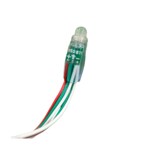 WS-2811 Pixel LED – 15CM (5 Inch) – PVC Wire – 21MM Cap – RGB Addressable Light