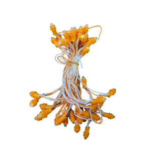 9mm 12V Pixel LED Light (50 Bulbs) – Orange Color Decorative Lights